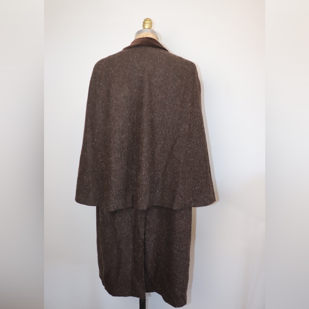 Vintage Bespoke Gentleman's Inverness Cape or Ulster Cape by Connock & Lockie - Picture 8 of 16